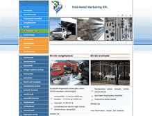 Tablet Screenshot of hodmetal.hu
